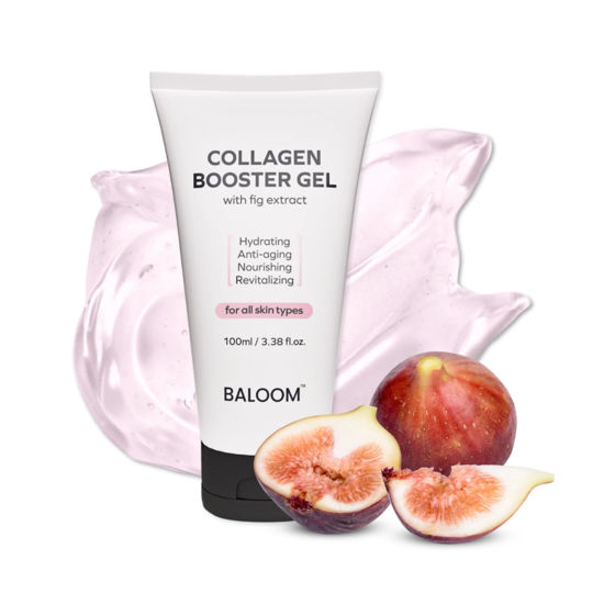 Picture of BALOOM Collagen Booster Gel Serum for Korean Skin Care & Microcurrent Face Massagers, Filled With Collagen Capsules, Hydrating & Nourishing & Revitalizing Facial Gel for Skin Care 3.38 Fl Oz