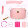Picture of 38Pcs Jumbo Size Hair Rollers with Free Large Cosmetic Bag,12 Clips, 2 Size(12xJUMBO+12xLARGE),1 Comb,ARTIRNANOG Hair Curlers Rollers for Long Medium Short Thick Fine Thin Hair Bangs Volume