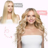Picture of 38Pcs Jumbo Size Hair Rollers with Free Large Cosmetic Bag,12 Clips, 2 Size(12xJUMBO+12xLARGE),1 Comb,ARTIRNANOG Hair Curlers Rollers for Long Medium Short Thick Fine Thin Hair Bangs Volume