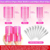Picture of Cludoo Jumbo Hair Curlers Rollers with Clips, 28 Pcs Self Grip Rollers Set for Volume and Curls - 6.3cm, 4.3cm, 3.7cm for Long, Medium, Short, Thick Hair, Bangs, and Salon Hair Styling
