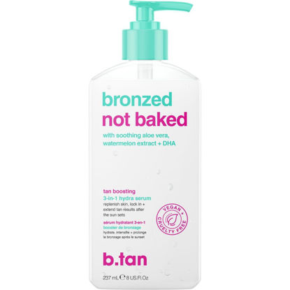 Picture of b.tan After Sun Tan Extender Lotion | Bronzed Not Baked - Skin Tanner Boosting Hydration Gel, Infused w/Aloe, Watermelon + DHA, Soothes, Cools, & Hydrates Sunburnt Skin, No Fake Tanner Smell, 8 Fl Oz