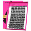 Picture of VEYESBEAUTY Lash Clusters Fluffy Individual Lash Extensions VBmuse 3D Layered Volume Eyelashes Thin & Invisible Band Wispy Faux Mink Lash Newbie's Five-Second Mixed Length 10-18mm
