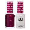 Picture of DND Gel Polish Set - 1 each of Red Gel Polish and Red Nail Polish, 630 Boysenberry, 0.5 Fl Oz