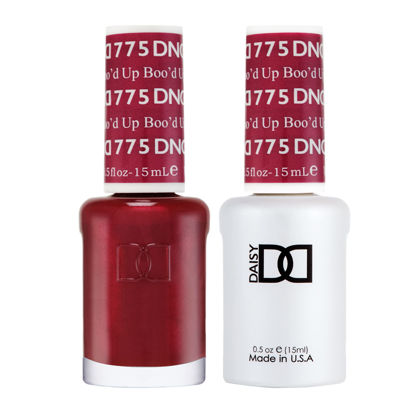 Picture of DND Gel Polish Set - 1 each of Red Gel Polish and Red Nail Polish, 775 Boo’d Up, 0.5 Fl Oz