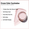 Picture of Oulac Light Pearl Cream Eyeshadow also for Highlighter Shimmer Eye Shadow Waterproof&Long Lasting with Moisturizing Formula Blendable Shimmer Eye Make-up,Vegan & Cruelty-Free,6g P04