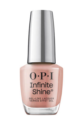 Picture of OPI Infinite Shine Barefoot in Barcelona | Opaque Dark Brown Crème Long Wear Gel Like Nail Polish | Vegan, Long Lasting, Streak Free