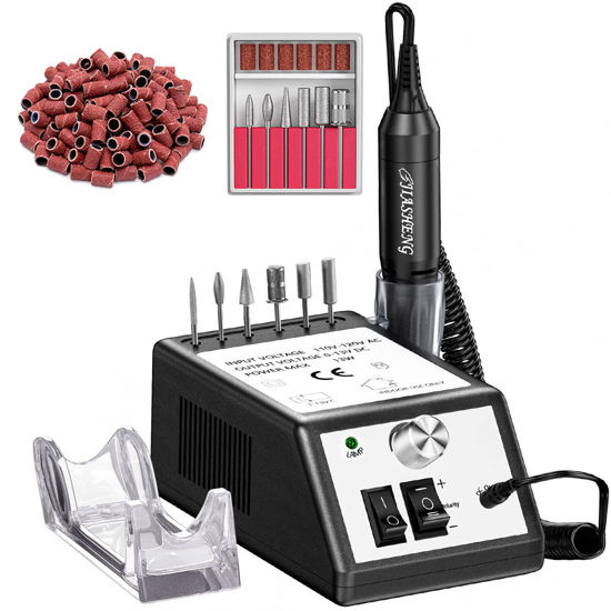Picture of JIASHENG Professional Nail Drill, 20000rpm Electric Nail Drill Machine, Electronic Nail File Drills for Acrylic Nails Gel Nails Manicure Pedicure Tools for Salon Use