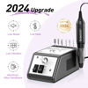 Picture of JIASHENG Professional Nail Drill, 20000rpm Electric Nail Drill Machine, Electronic Nail File Drills for Acrylic Nails Gel Nails Manicure Pedicure Tools for Salon Use