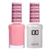 Picture of DND Gel Polish Set, Pink Collection, UV/LED Gel Polish and Air Dry Nail Lacquer, Matching Chip-Free Polish Duo, 585 Lotus, 0.5 Fl Oz