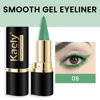 Picture of evpct 1Pcs Light Green Gel Eyeliner Pencil Eye Black Face Paint Stick Makeup Set Waterproof Matte Cream Crayon Eyeliner Pencil Set Cat Eye Liners Eyeshadow Guide delineador de ojos contra el agua