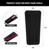 Picture of ZAXOP 2 Pack Heat Resistant Silicone Mat Pouch for Flat Iron, Curling Iron,Hair Straightener,Hair Curling Wands,Hot Hair Tools (Black&Black)