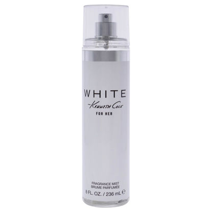 Picture of Kenneth Cole White for Her Body Mist for Women, Notes of Mandarin, Vanilla, Musk, and Orchid, Fruity, Fresh, Feminine Scent, Long-Lasting, Everyday Wear Fragrance, 8 Fl oz