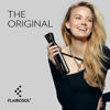 Picture of FLAIROSOL Spray Bottle for Hair, Continuous Spray Bottle with 0.3MM Ultra Fine Mist, Water Mister Spray Bottle for Hairstyling, Cleaning, Plants, Pets, 10.1oz/300ml, Black Bottle, White Print