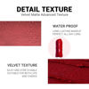 Picture of evpct 6Pcs Dark Light Nude Brown Matte Matt Liquid Lipstick Lip Gloss Glossy Set for Black Women, 24 Hour Brown Mauve Red Maroon Silky Velvet Lipstick Lip Liner set labiales matte larga duracion 24