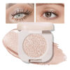 Picture of FeiCuiYun Monochrome Glittler Eyeshadow, Light Shimmer eyeshadow, pressed glitter eyeshadow, Glittle Matte Pressed Powder Single Vegan Eyeshadow; Talc, Paraben & Cruelty Free, Light Brown Glitter(11)