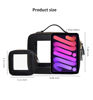 Picture of LETGO Clear Makeup Bags Set - TSA Approved Toiletry Bag with Handle Large Opening, Clear Toiletry Bags Case Pouch for Traveling Travel Car Orangizer Storage Essentials (Mini+Large Black)