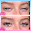 Picture of Manga Lash Clusters Kit Natural Lash Extension Kit Wispy Eyelash Extension Kit Soft Eyelash Clusters Anime Individual Lashes Kit Cluster Eyelash Extensions with Bond and Seal and Tweezers TNFVLONEINS