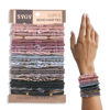 Picture of 25 PCS Boho Hair Ties, Bracelets Hair Ties for Thick or Thin Hair, 5 Styles Boho Ties for Ponytail Holders, 2.36’’ Hair Ties No-Damage, Valentine's Day Gifts, Multicolor