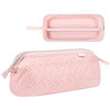 Picture of Leudes Hair Tools Travel Bag for Shark Flexstyle Carrying Case Portable Shark Hair Air Wrap Dryer Case Waterproof Dustproof Flat Curling Iron Travel Organizer (Pink)