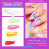 Picture of Makartt 3D Painting Gel 2pcs Clear Nail Gel For Nails Art Chrome Nail Powder No Wipe UV Gel for Gel Nail Polish Micro 3D Sculpting Gel For Nail Art 3D Carving Drawing Gel at Home & Salon DIY