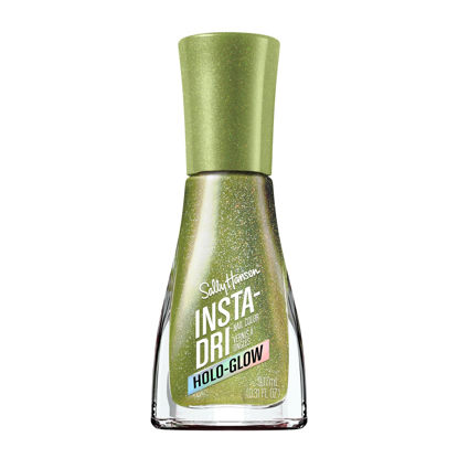 Picture of Sally Hansen Insta-Dri® Holo-Glow, Limelight, Quick Dry, Long Lasting, Streak-Free Shine, Metallic Green Nail Polish