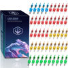 Picture of Poseidon 50Pcs Tattoo Cartridge Needles Assorted Mixed Size Round Liner Shader Magnum Curved/Round Mag # 12 Standard 3RL 5RL 7RL 9RL 5RS 7RS 9RS 7RM 9RM 9M1 Disposable Membrane for Tattoo Pen
