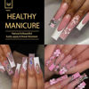 Picture of UNA GELLA Extra Long Tapered Sqaure Nail Tips, Pre-file 120Pcs Square Gel Tips No C Curve XXL Long Square Nail Tips Full Cover Acrylic Straight Nails Tips for Nails Extension Art DIY Salon 12 Sizes
