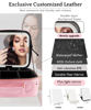 Picture of MOMIRA Travel Makeup Bag Cosmetic Bag with Lighted Mirror, Adjustable Brightness in 3 Color Scenarios/Detachable makeup mirror, 2024-All-round Upgrade, Waterproof, Gift for Women -Silver Pink