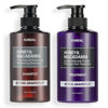 Picture of KUNDAL Natural Hair Shampoo and Conditioner Set [Pink Grapefruit] - Nourish, Strengthen, Repair Hair with Honey, Argan Oil, Macadamia Oil, Sulfate-Free 500ml 2Set (16.9 fl oz 2 Set)