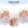 Picture of Morovan Acrylic Nail Kit: Clear Pink White Acrylic Powder and Professional Liquid set for Acrylic Nails Extension for Beginner DIY at Home with Acrylic Nail Brush