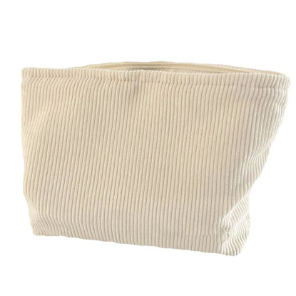 Picture of SxoSyo Cosmetic Bags for Women Makeup Bag Large Capacity Purse Travel Toiletries Zipper Storage Pouch Make up Brushes Organizer for Gifts (Corduroy, White)