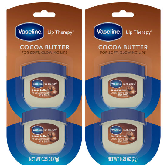 Picture of Vaseline Lip Therapy Cocoa Butter.25 oz (Pack of 4)