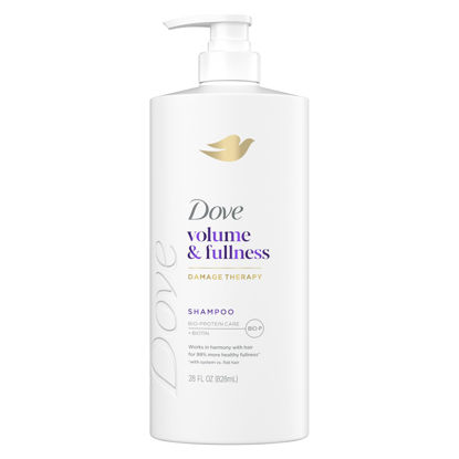Picture of Dove Shampoo Volume & Fullness for Fine, Thin Hair with Bio-Protein Care Technology and Biotin 28 Fl Oz