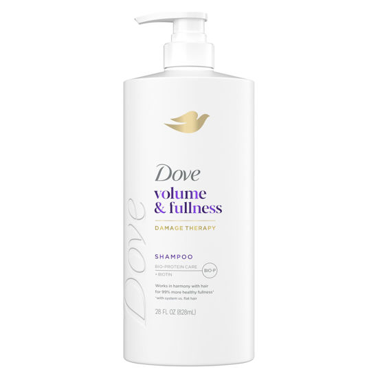 Picture of Dove Shampoo Volume & Fullness for Fine, Thin Hair with Bio-Protein Care Technology and Biotin 28 Fl Oz