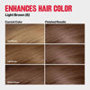 Picture of Revlon ColorSilk Tone + Gloss + Care Demi Permanent Hair Color, Hair Dye with Leave in Scalp and Hair Serum, 2x Shinier, 4x Stronger, 6 Light Brown, 4.5 fl. oz