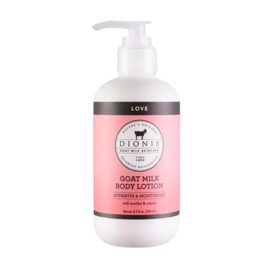 Picture of Dionis Goat Milk Hydrating Skincare Cream, Rich & Creamy Daily Moisturizing Love Scented Body Lotion For Dry Skin, Made in the USA, Cruelty-Free & Paraben-Free, 8.5 oz Bottle