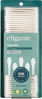 Picture of Cliganic Organic Cotton Swabs, 500 Count - 100% Pure Natural Cotton, Chlorine-Free Hypoallergenic, Soft, Gentle & Absorbent Buds