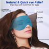 Picture of Cooling Eye Mask for Puffy Eyes - FSA HSA Eligible, Cold Eye Masks for Puffiness, Weighted Gel Eye Mask for Sleep, Reusable Ice Eye Mask for Dark Circles Migraines and Headache (Purple)
