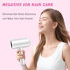 Picture of Hair Dryer with Diffuser, CONFU Blow Dryer for Curly Hair for Women Men, 21000PRM Travel Hair Dryer, Portable Lightweight Fast Drying Negative Ion Hairdryer for Home & Travel