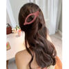 Picture of ATODEN Flat Hair Clips for Women Pink Lay Flat Hair Claw Clips for Thin Thick Hair 3Pcs French Concord Hair Clips Large Hair Clips Matte Jaw Clips Hair Clamps Hair Accessories