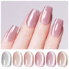 Picture of Beetles Cat Eye Gel Nail Polish Set, 6 Color Jelly Shimmer Glass Spring Gel Nail Polish with Magnet Nude Reflective Clear Champagne Pink Purple Magnetic Gel Polish Valentine's Day Gifts for Women