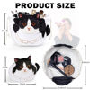 Picture of Openhahaha Drawstring Makeup Bag, Cat Makeup Bag, Travel Makeup Organizer, Cosmetic Pouch Bag, Cat Gift for Women, Lay Flat Makeup Bag Gifts for Cat Lovers(2-pack)