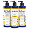 Picture of Dr Teal's Body Lotion, Lemon Prebiotic Lemon Balm & Essential Oils, 18 oz (Pack of 3)