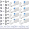 Picture of 24 Pcs Ear Piercing Kit Disposable Ear Piercing Gun Kit with 8 Pcs Self Piercing Gun and 8 Pcs Earrings Stud 8 Pcs Cleaning Pads