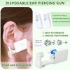 Picture of 24 Pcs Ear Piercing Kit Disposable Ear Piercing Gun Kit with 8 Pcs Self Piercing Gun and 8 Pcs Earrings Stud 8 Pcs Cleaning Pads
