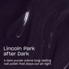 Picture of OPI Infinite Shine Lincoln Park after Dark | Opaque Dark Purple Crème Long Wear Gel Like Nail Polish | Vegan, Long Lasting, Streak Free