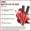 Picture of evpct DNM 3Pcs Dark Ruby Red Matte Liquid Lipstick Lip Stain Lipgloss sets for Women 24 Hour Red Matte Lipstick Long Lasting Smudge Proof