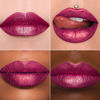 Picture of MAKI YIKA 3Pc Metallic Lipstick Long Lasting, Hot Pink Red Brown Glitter Lipsticks, High Shine Lipstick No Smudge No Transfer Liquid Lip Gloss (Hot Pink/Red/Brown)