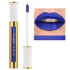 Picture of MAKI YIKA Blue Lipstick for Women Metallic Lipsticks Glitter Long Lasting Lipstick No Smudge No Transfer Liquid Pink Lip Gloss (BR015 Blue Storm)