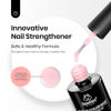 Picture of Beetles Pink Color Base Gel Nail Polish 1 Pcs 15ml Nude Gel Polish Pink Nail Polish Color Base Gel 3 in 1 Pastel Builder Base for Nails Base Coat Nail Strengthener Soak Off Nail Art